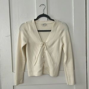 Abercrombie lace-up cardigan